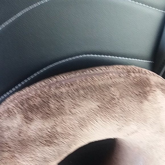 Large Travel Pillow with ties. In Brown Teddy Bear. Memory Foam. - Picture 2 of 7